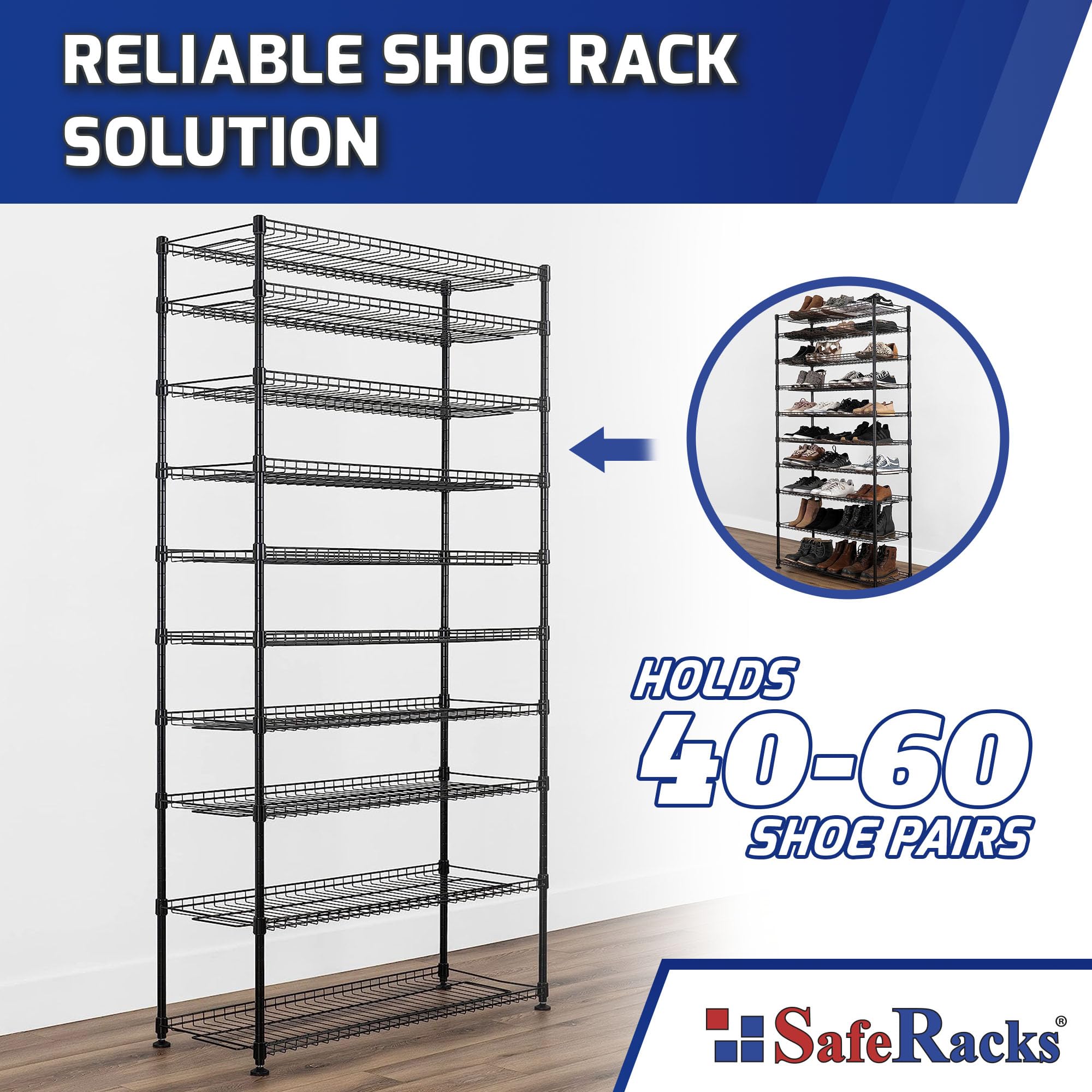 【送料無料】Industrial Shoes Rack Industrial Shoe Rack - 11.81